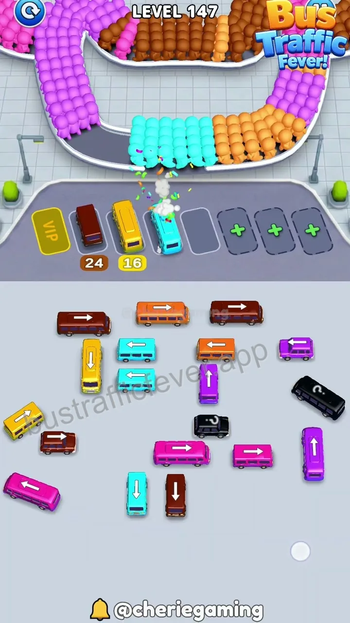 Bus Traffic Fever Level 147 step 7