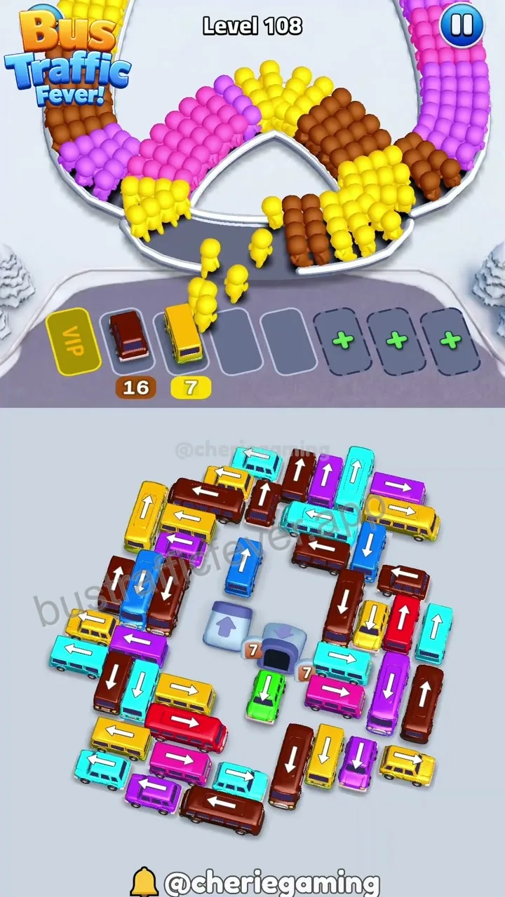 Bus Traffic Fever Level 108 step 3