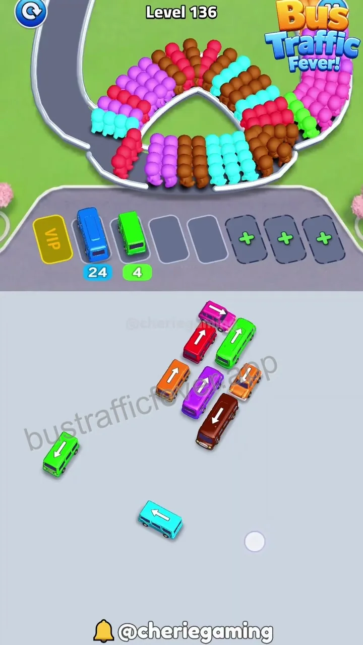 Bus Traffic Fever Level 136 step 7