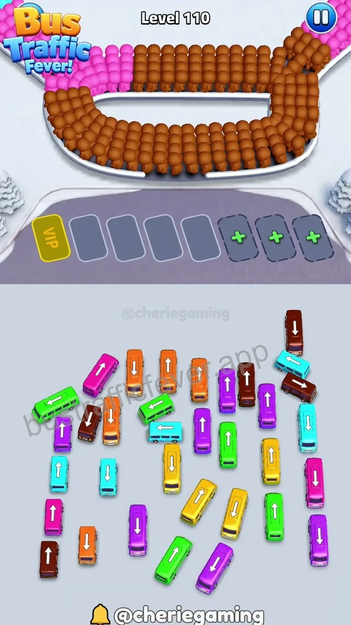 Bus Traffic Fever Level 110 board preview