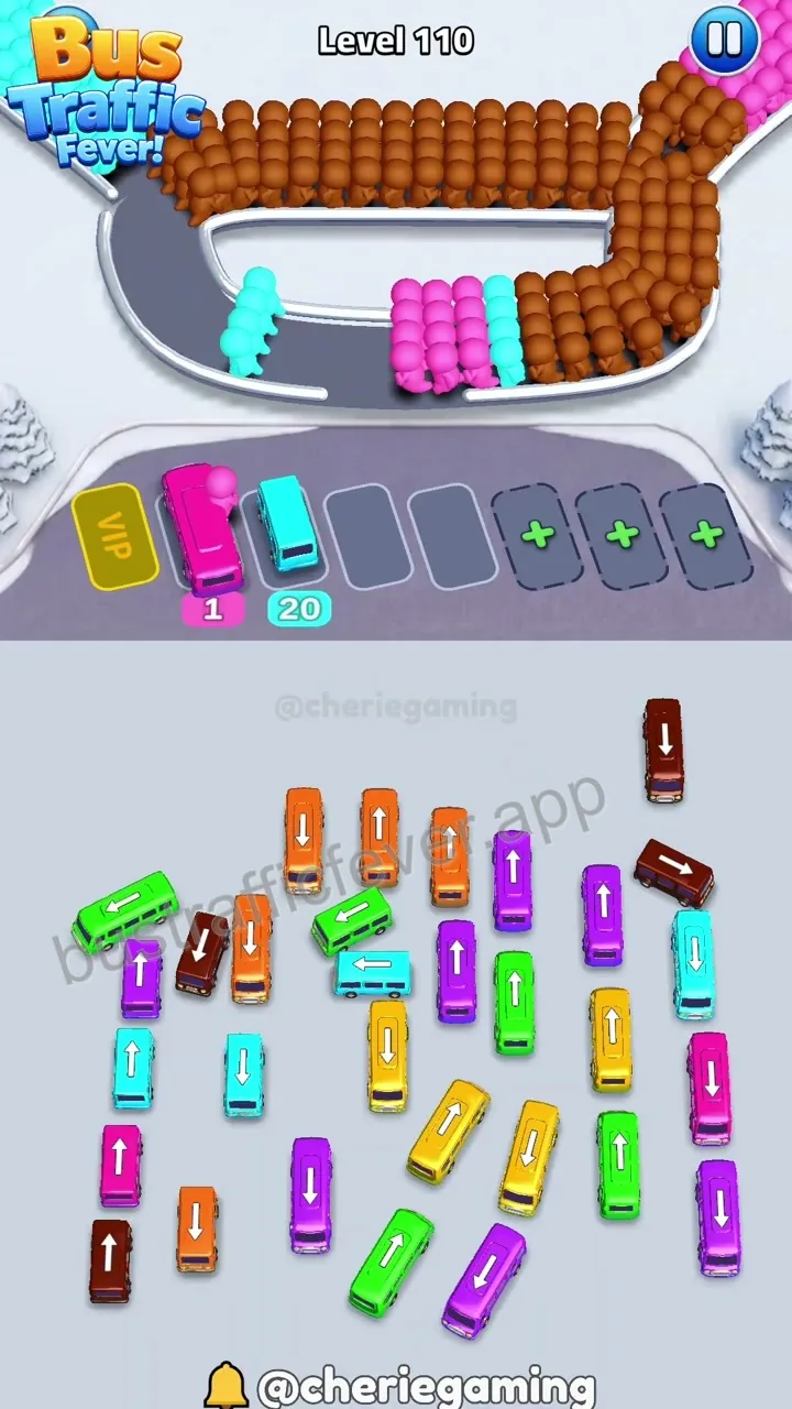 Bus Traffic Fever Level 110 step 4