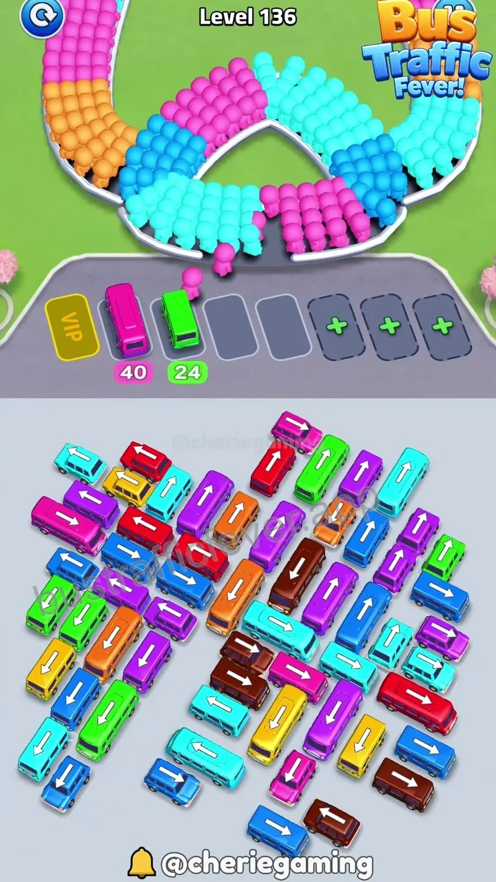 Bus Traffic Fever Level 136 step 3