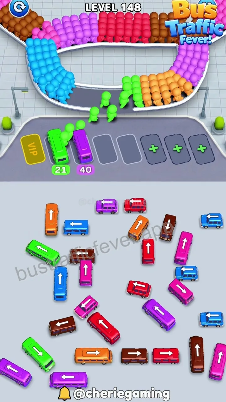 Bus Traffic Fever Level 148 step 3
