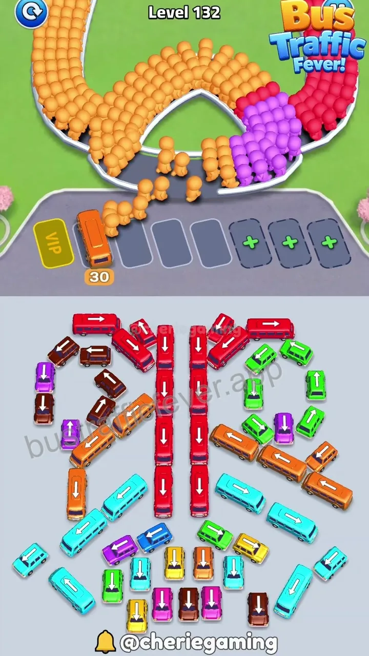 Bus Traffic Fever Level 132 step 2
