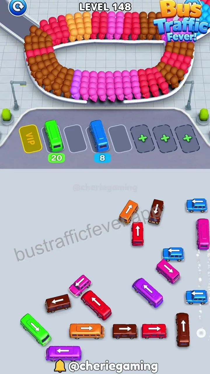 Bus Traffic Fever Level 148 step 6
