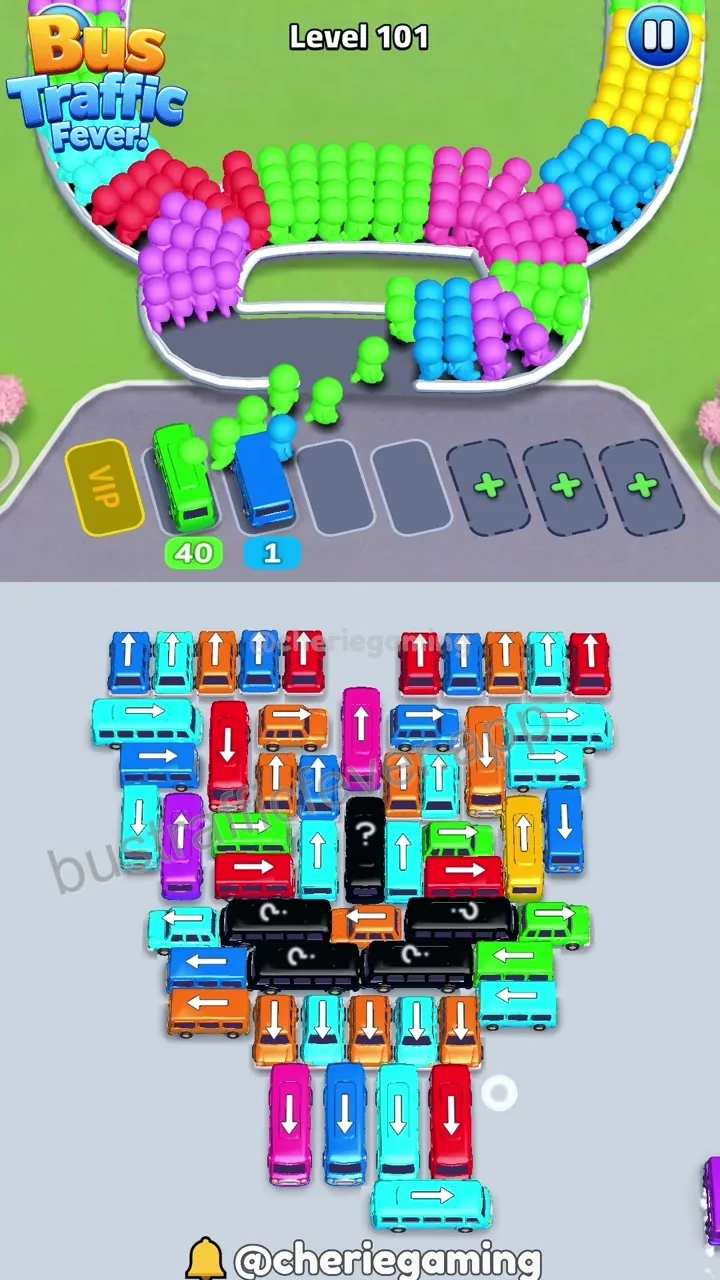 Bus Traffic Fever Level 101 step 4