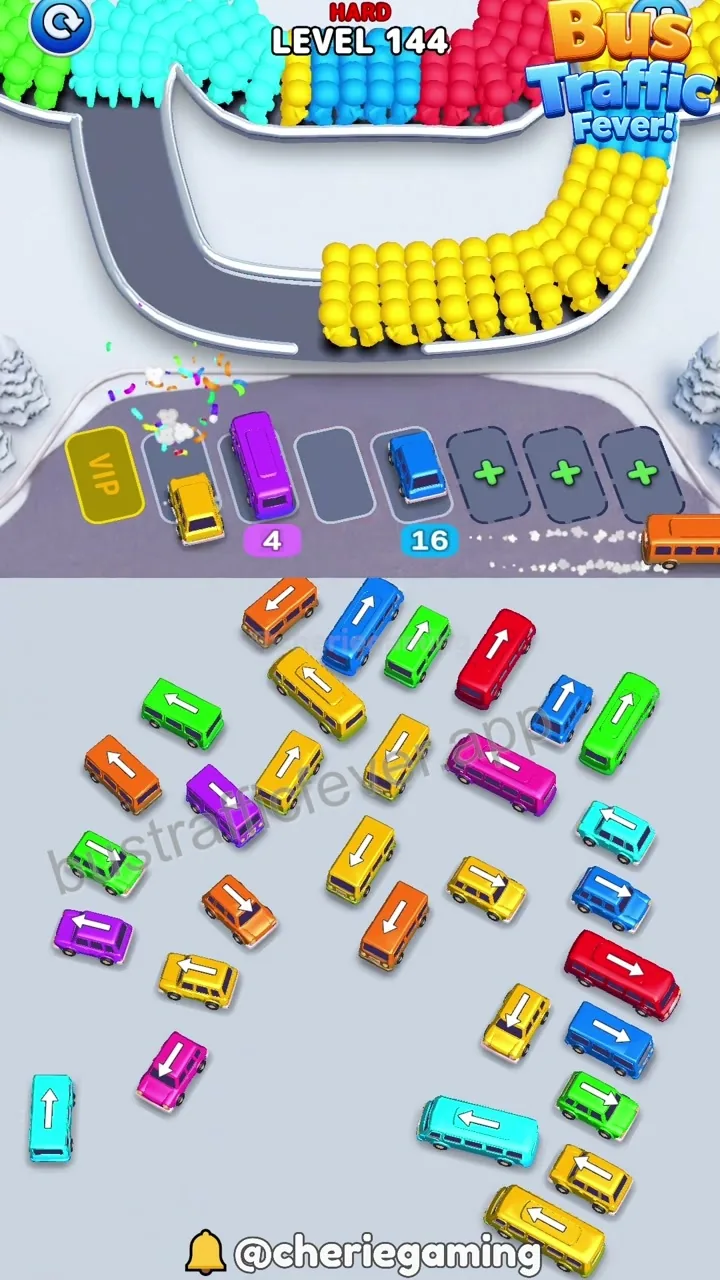 Bus Traffic Fever Level 144 step 4