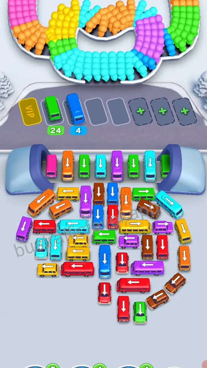 Bus Traffic Fever Level 170 step 4