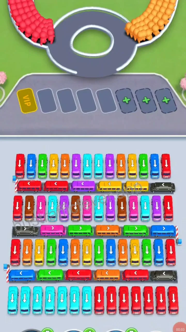Bus Traffic Fever Level 157 step 1