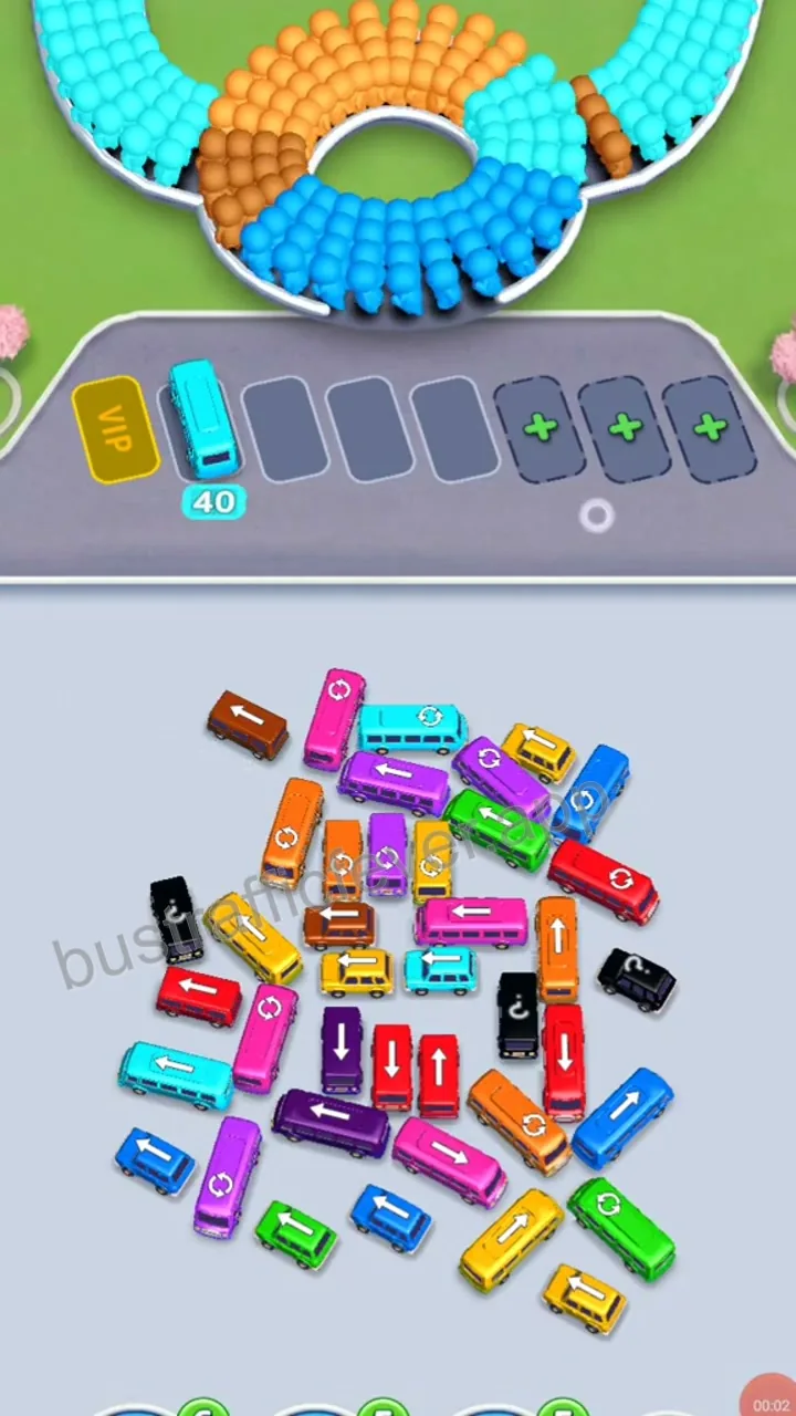 Bus Traffic Fever Level 186 step 2