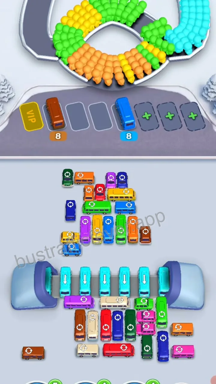 Bus Traffic Fever Level 167 step 6
