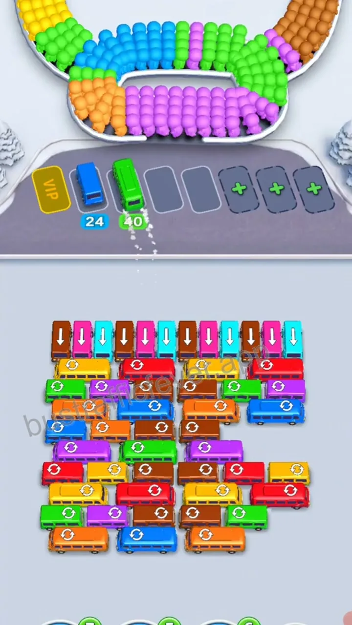 Bus Traffic Fever Level 198 step 4