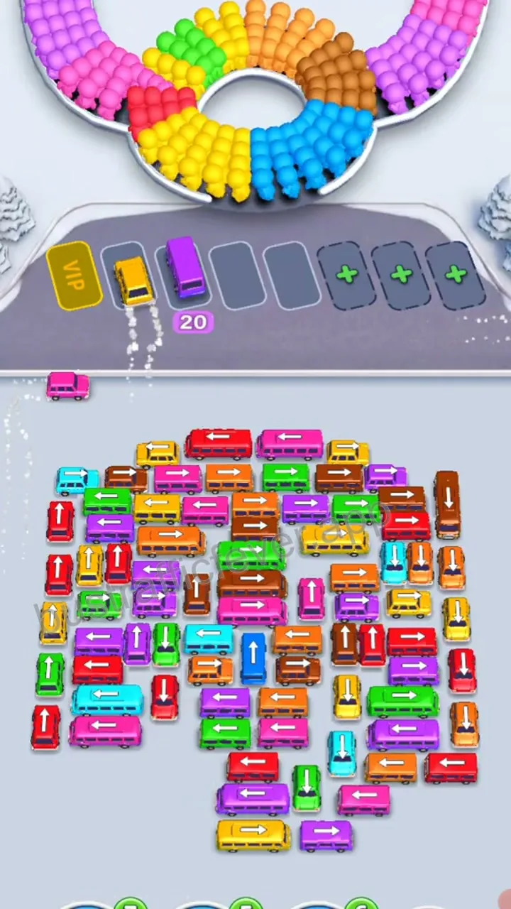 Bus Traffic Fever Level 196 step 3