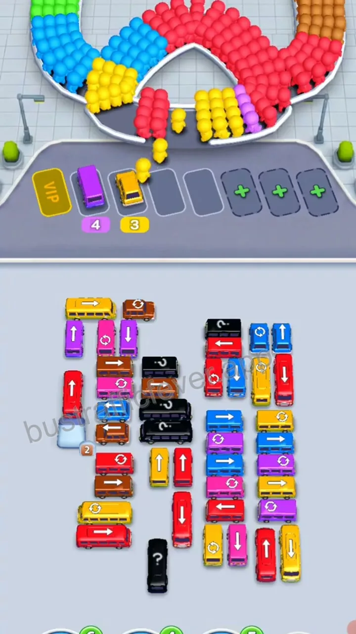 Bus Traffic Fever Level 182 step 4