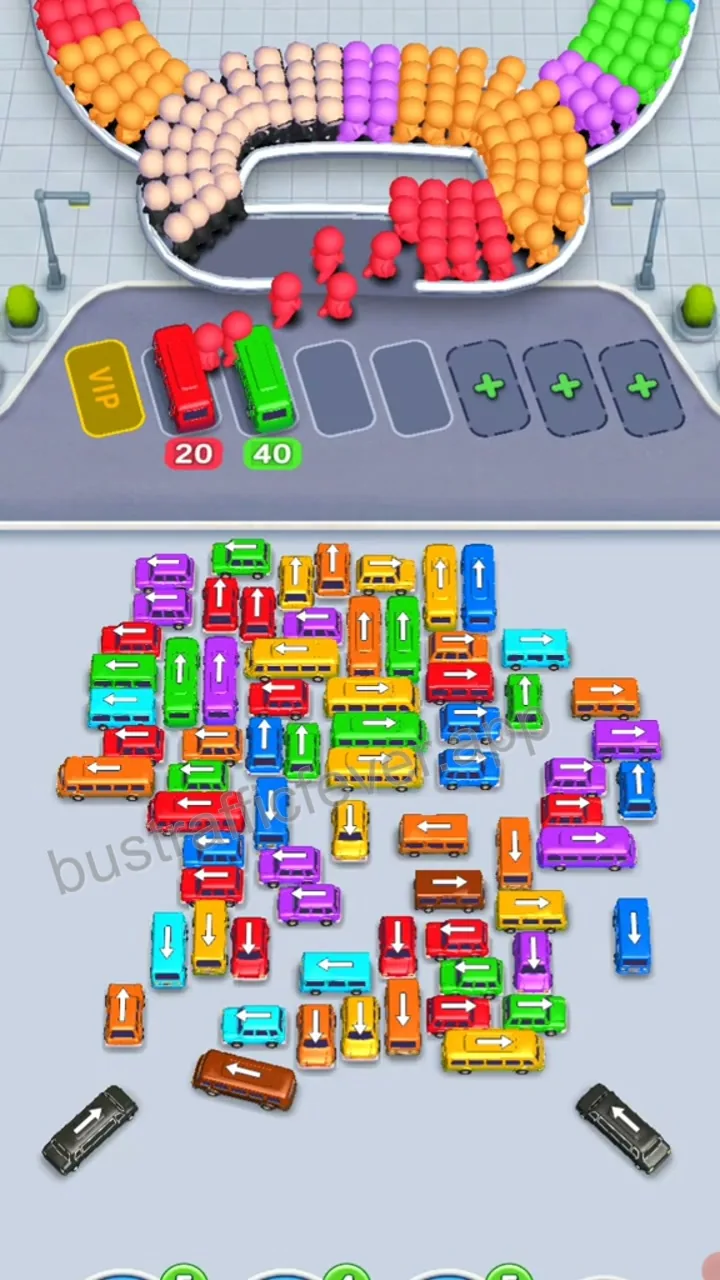 Bus Traffic Fever Level 180 step 2