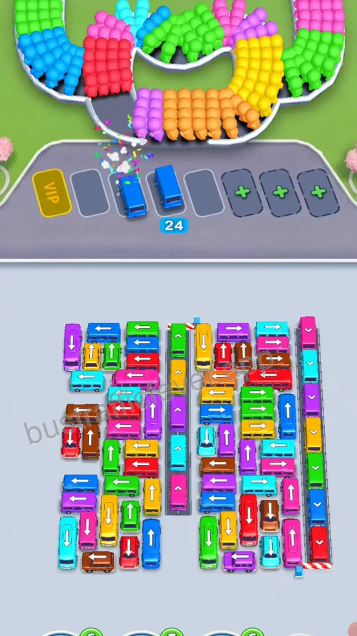 Bus Traffic Fever Level 194 step 5