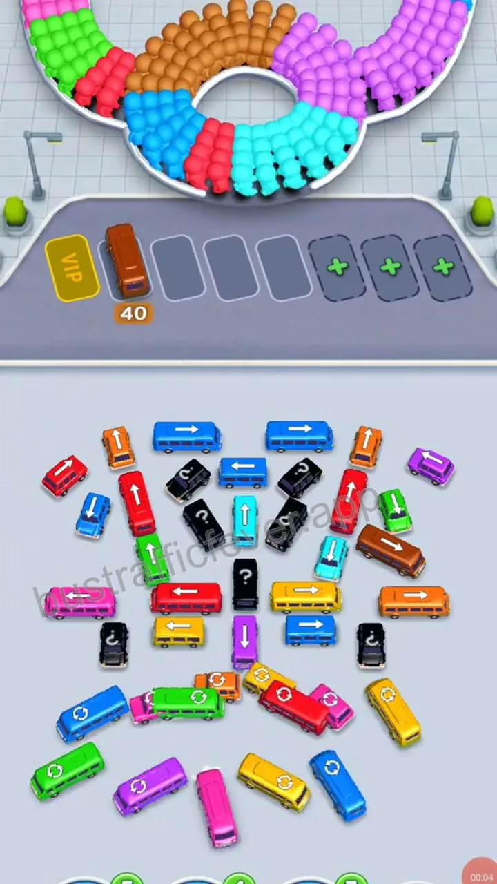 Bus Traffic Fever Level 155 step 2
