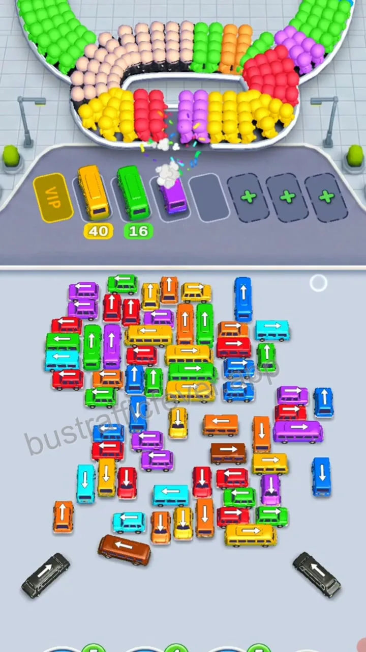 Bus Traffic Fever Level 180 step 5