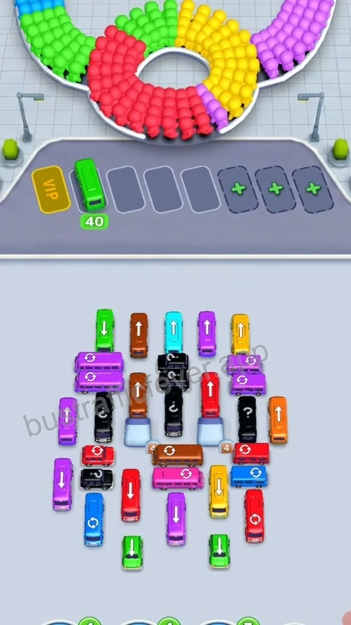 Bus Traffic Fever Level 151 step 2