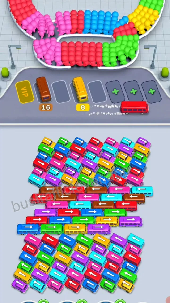 Bus Traffic Fever Level 184 step 4