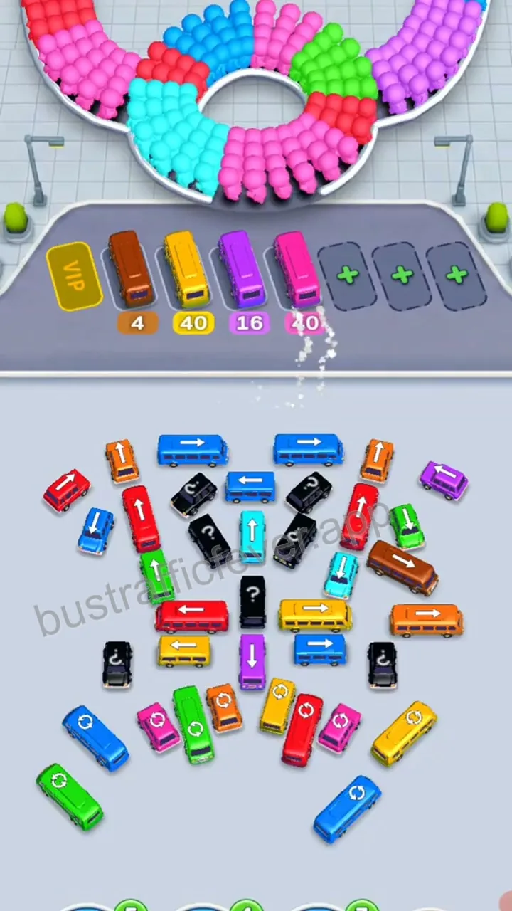 Bus Traffic Fever Level 155 step 3