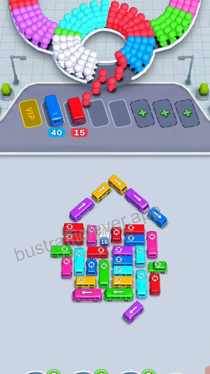 Bus Traffic Fever Level 177 step 4