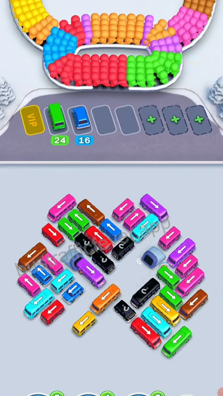 Bus Traffic Fever Level 174 step 3