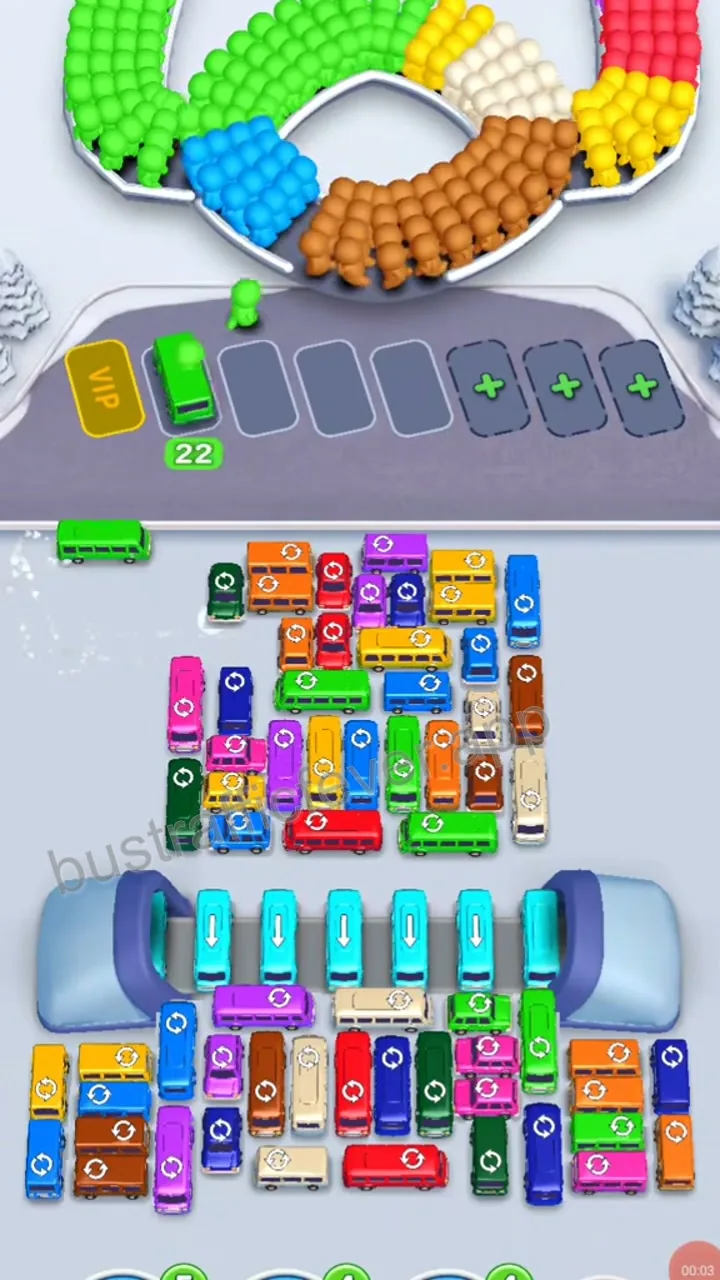 Bus Traffic Fever Level 167 step 2