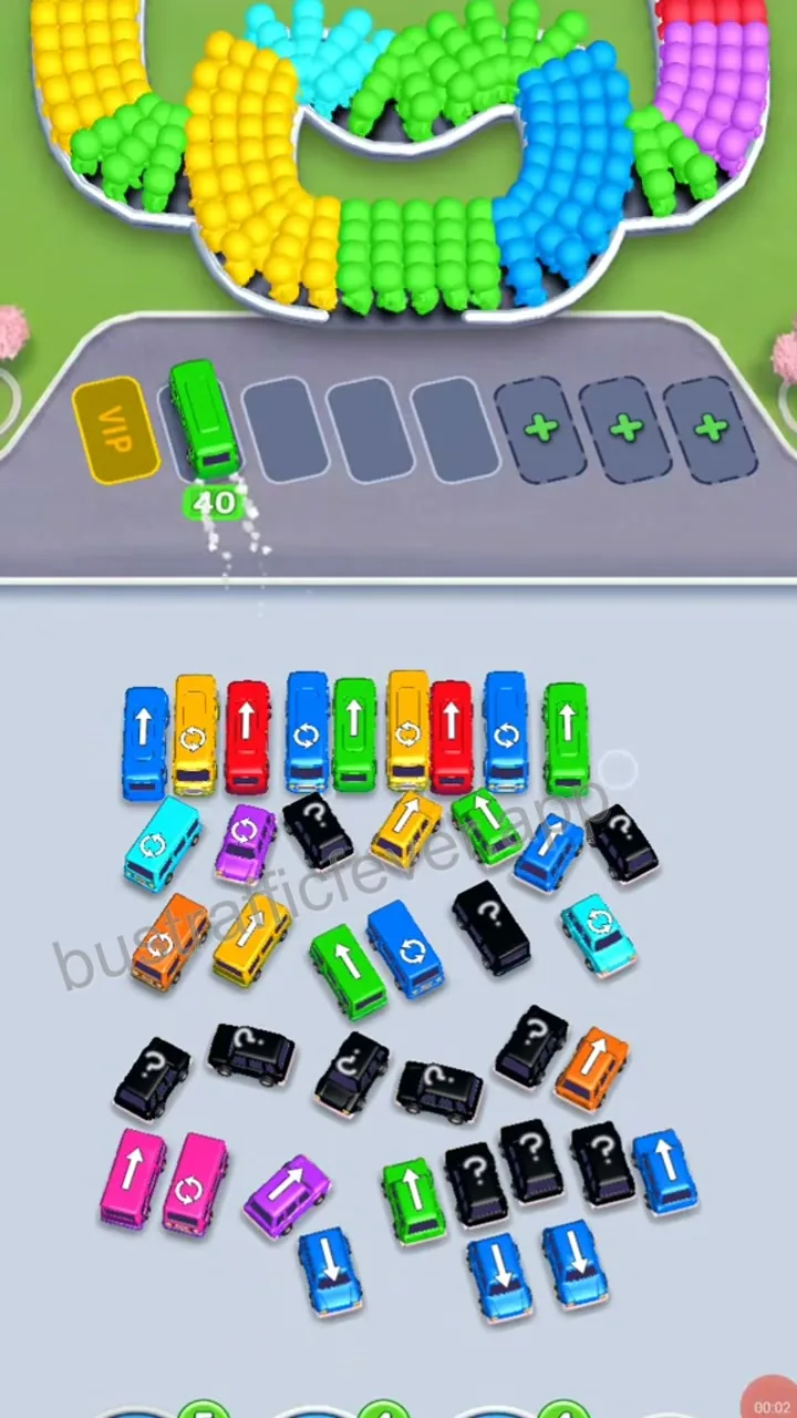 Bus Traffic Fever Level 165 step 2