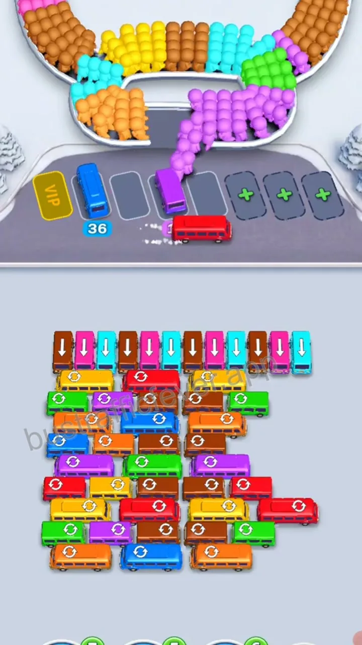 Bus Traffic Fever Level 198 step 6