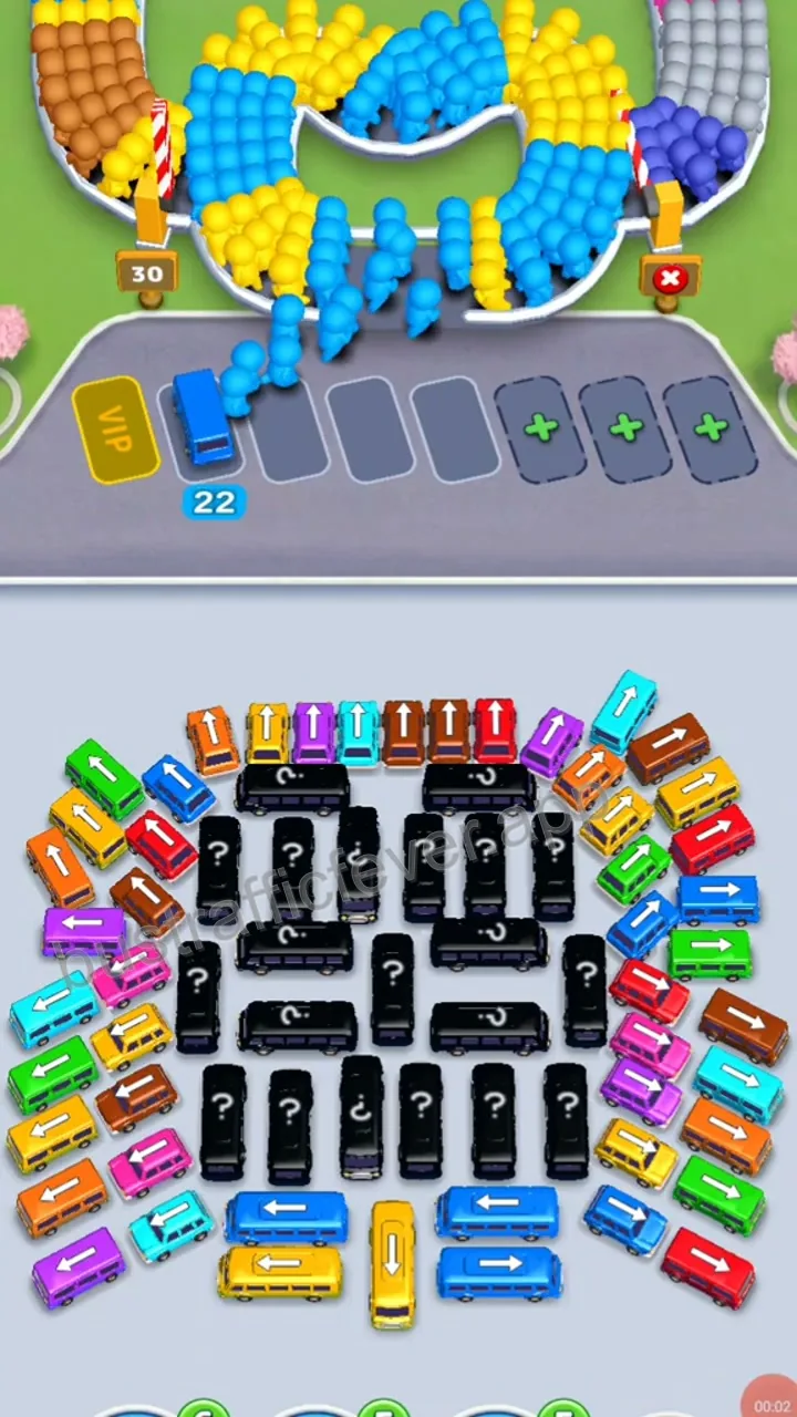 Bus Traffic Fever Level 191 step 2