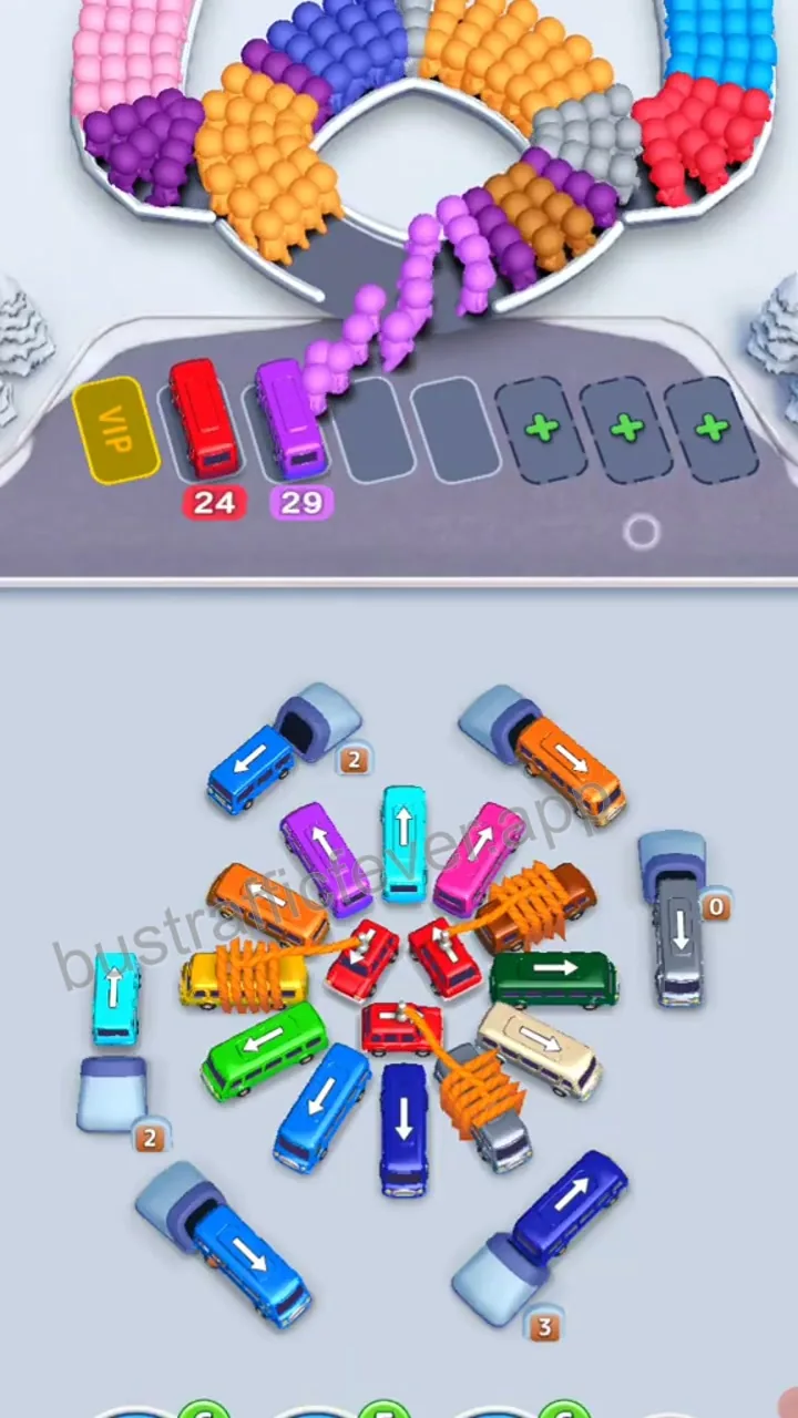 Bus Traffic Fever Level 195 step 3
