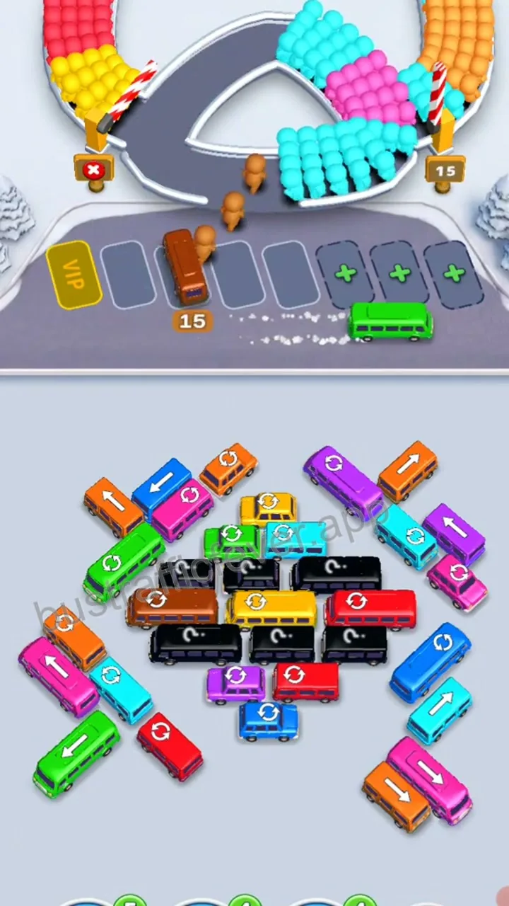Bus Traffic Fever Level 173 step 3