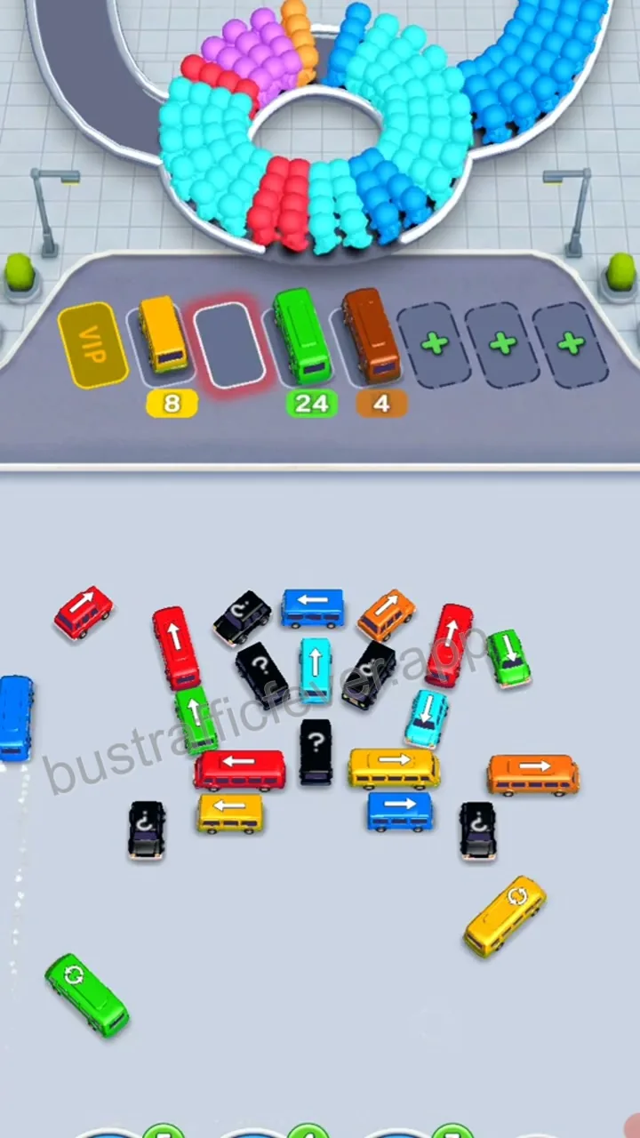 Bus Traffic Fever Level 155 step 6