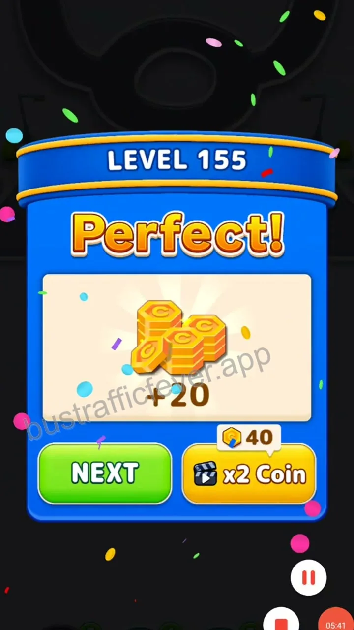 Bus Traffic Fever Level 155 step 7