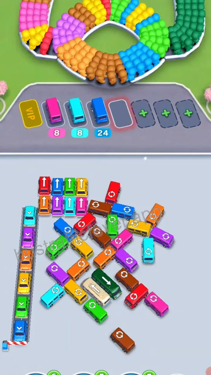 Bus Traffic Fever Level 185 step 4