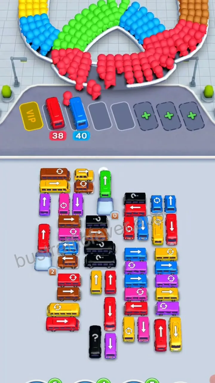 Bus Traffic Fever Level 182 step 2