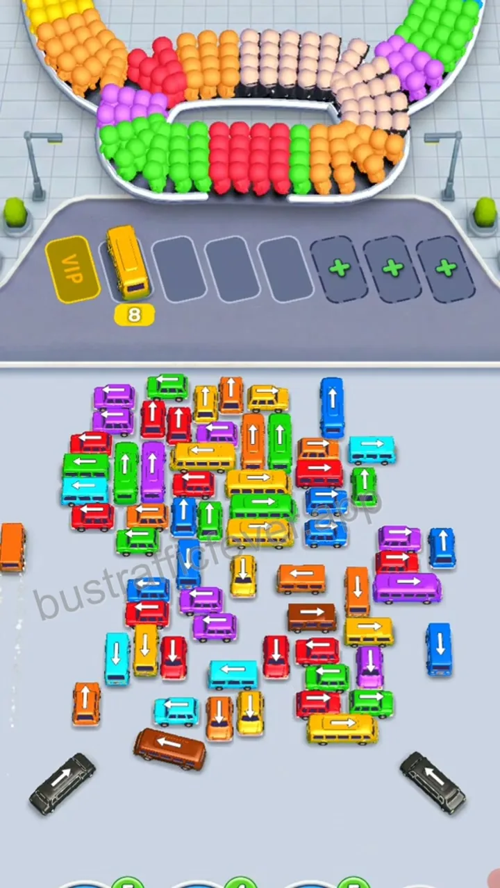 Bus Traffic Fever Level 180 step 6