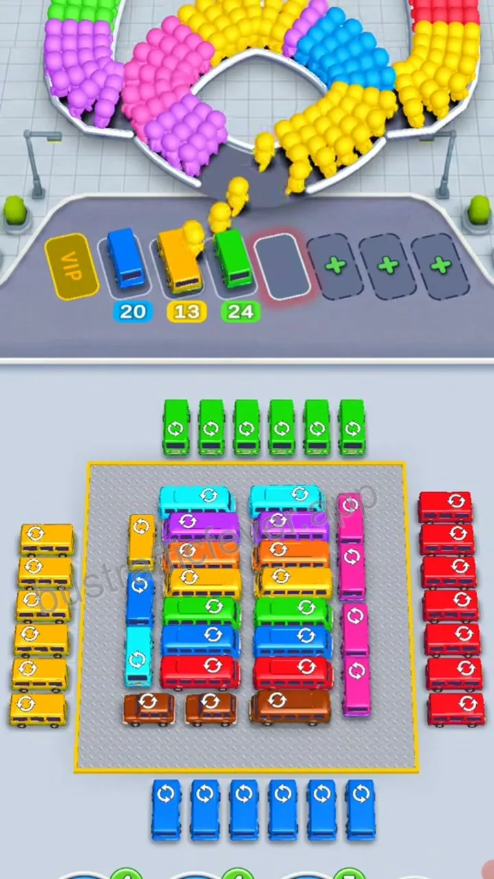 Bus Traffic Fever Level 153 step 4