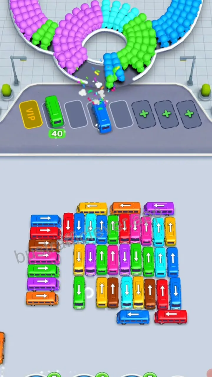 Bus Traffic Fever Level 181 step 4