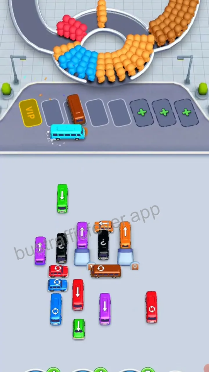 Bus Traffic Fever Level 151 step 7
