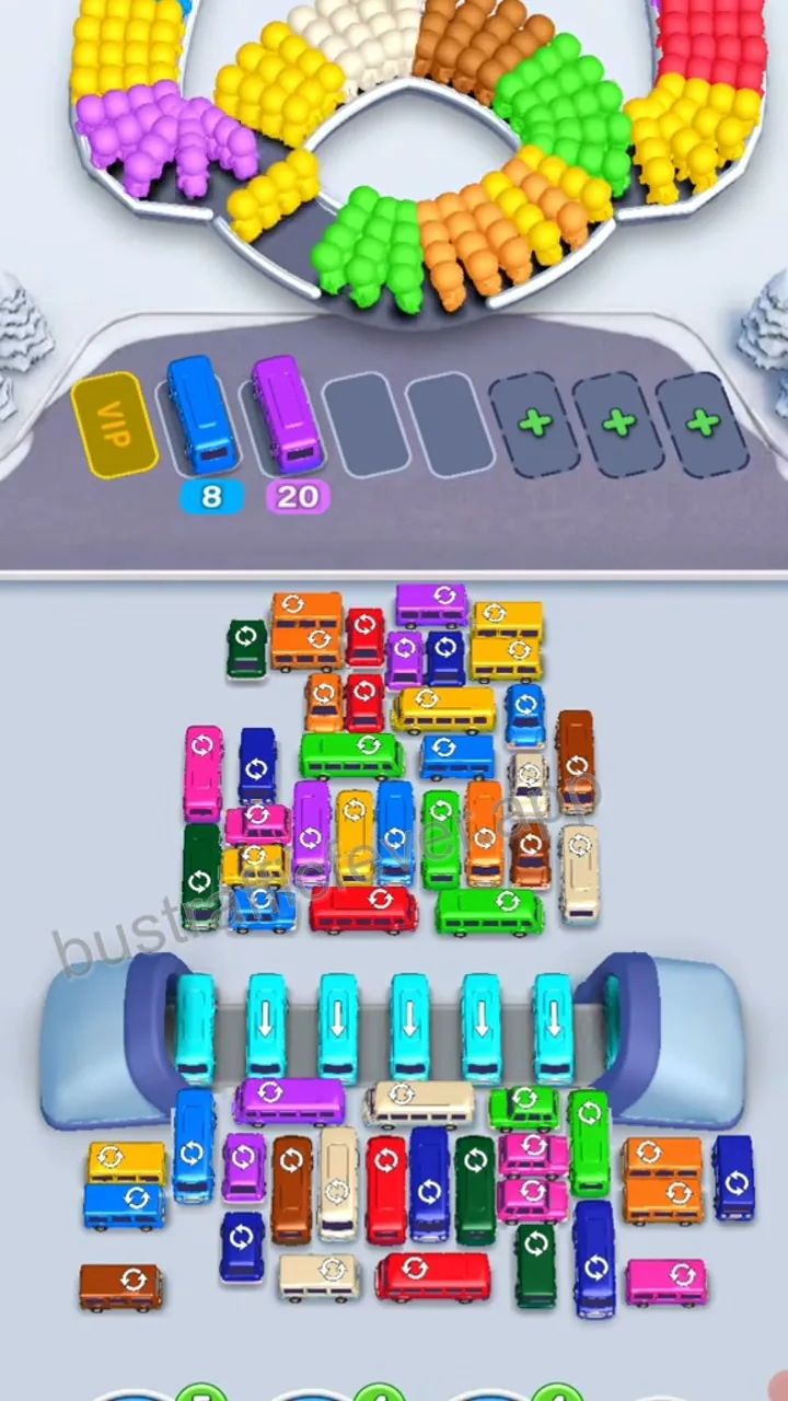 Bus Traffic Fever Level 167 step 4