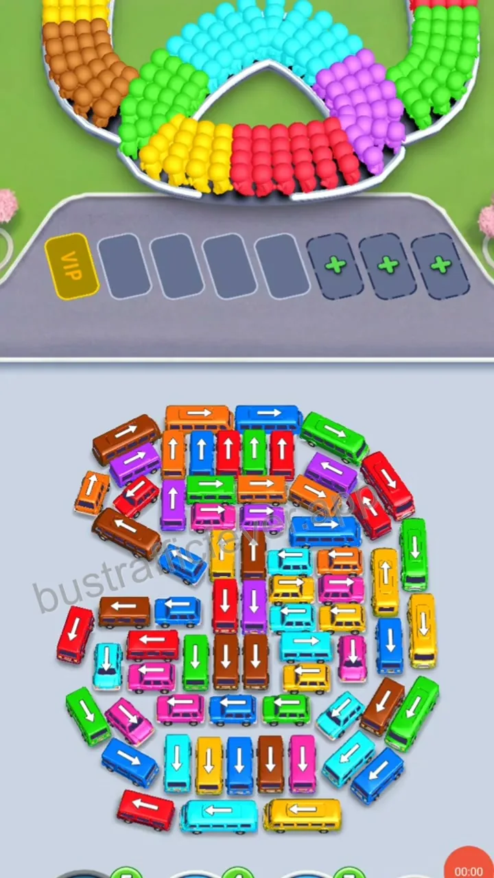 Bus Traffic Fever Level 159 step 1