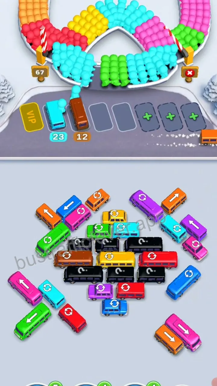 Bus Traffic Fever Level 173 step 4