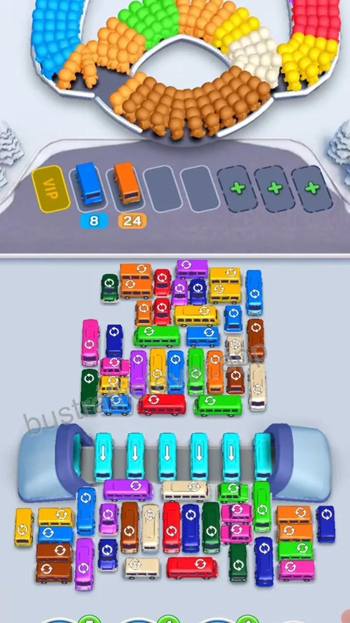 Bus Traffic Fever Level 167 step 3