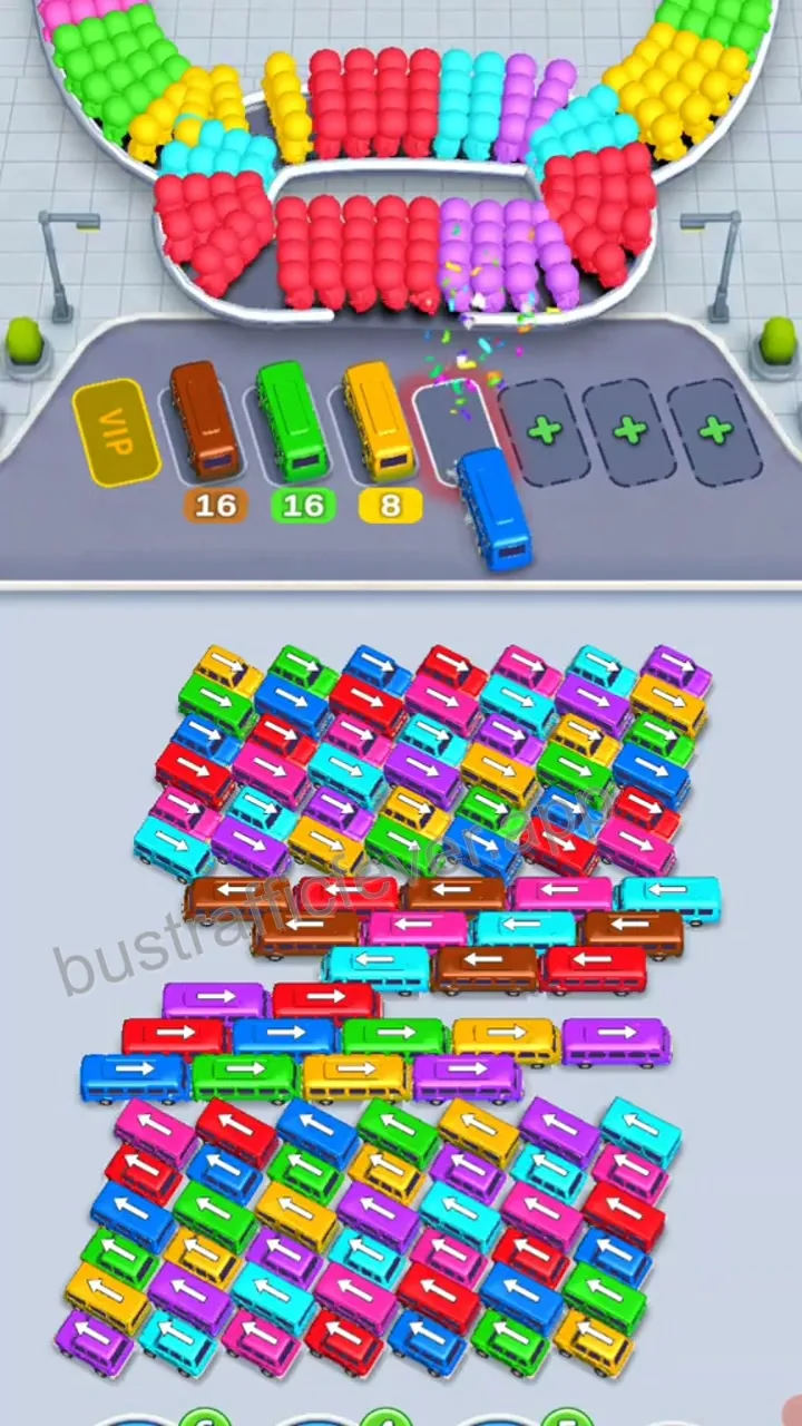 Bus Traffic Fever Level 184 step 6