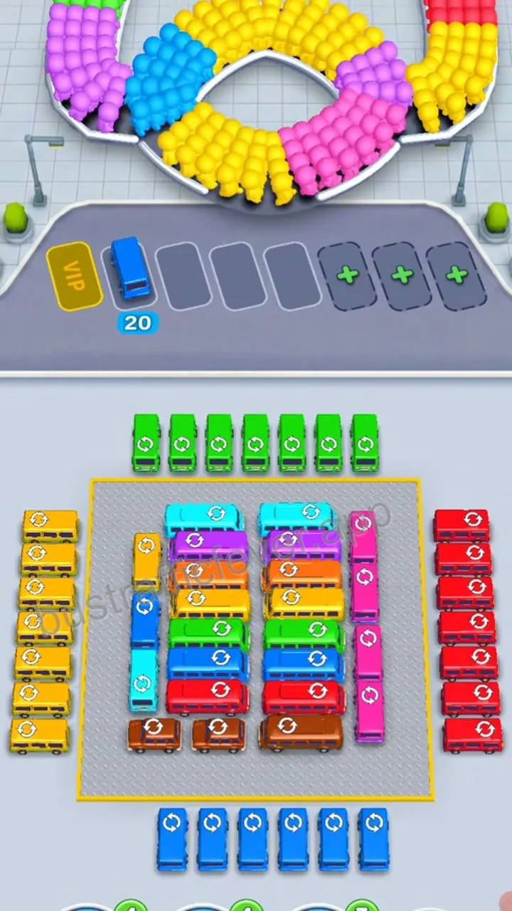 Bus Traffic Fever Level 153 step 2