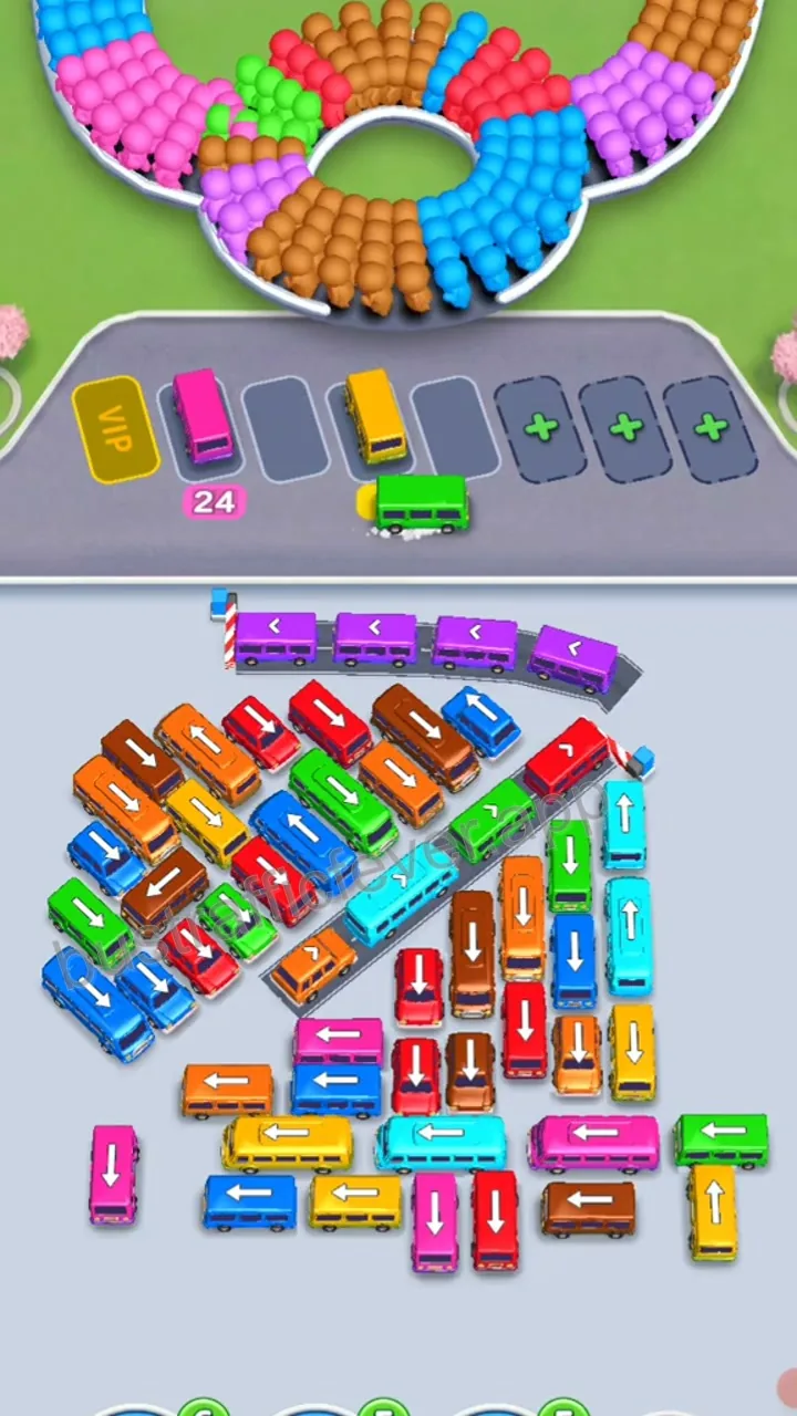 Bus Traffic Fever Level 190 step 4