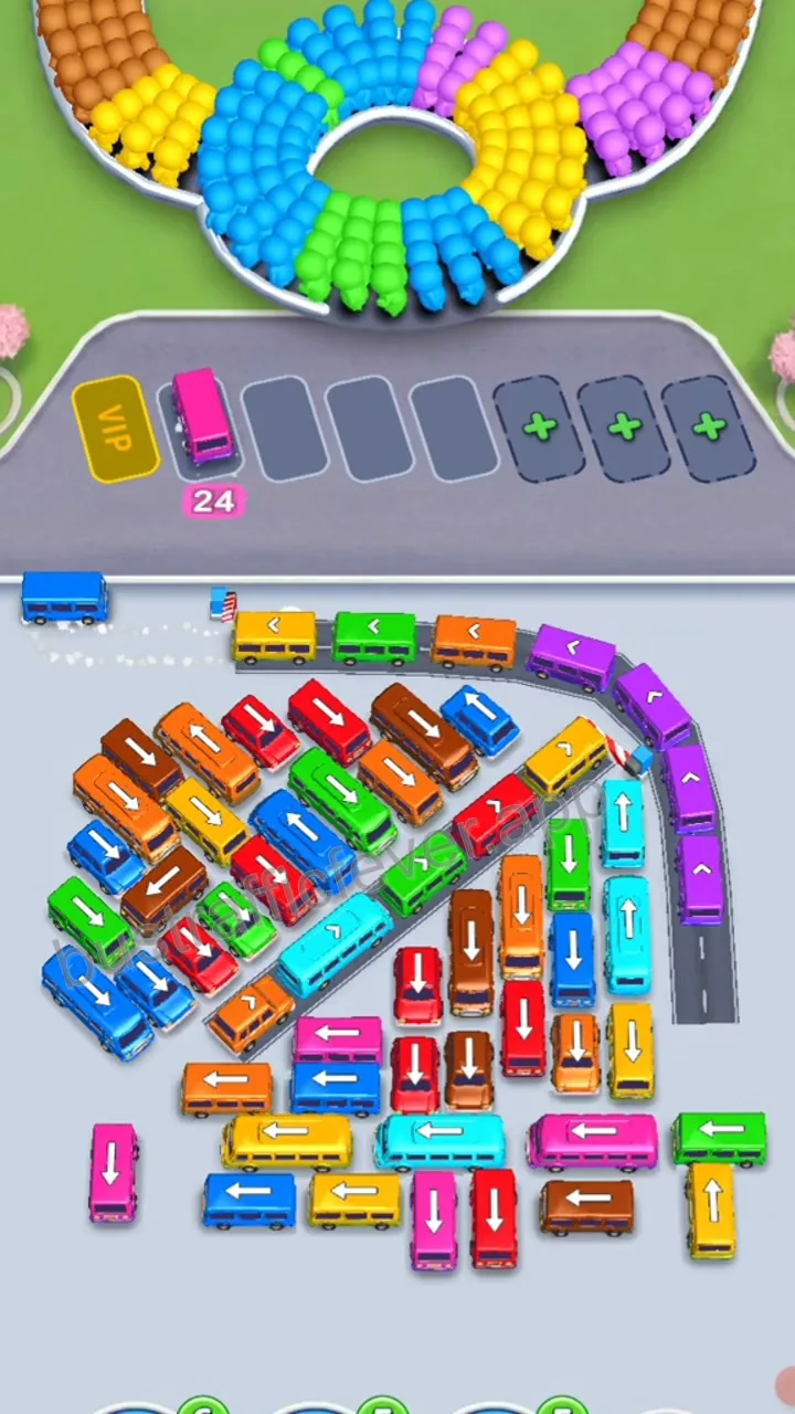 Bus Traffic Fever Level 190 step 3