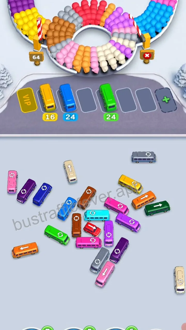 Bus Traffic Fever Level 199 step 6